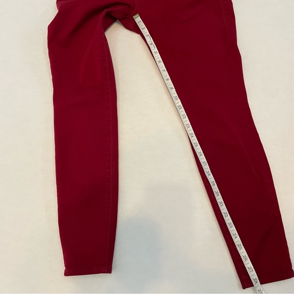 Rock & Republic Kashmiere Skinny Red Jeans Sz 10M - Picture 6 of 10